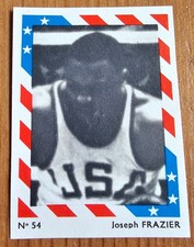 1964 Milou Belgian Bubble Gum #54 Joseph Joe Frazier Rookie Card RC Rare picture