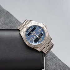 Breitling Aerospace Advantage 42mm E79362 Titanium Blue Dial 2006 Year picture