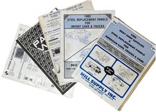 VTG 1985 Mill Supply Inc. Automotive Parts Catalog LOT, Steel Replacement Panels picture