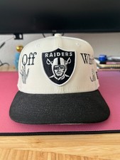 Oakland Raiders x Off White Custom Embroidery Cap 7 3/8 White Atelier picture