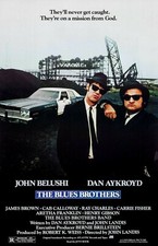 1980 The Blues Brothers Movie Poster Print John Belushi Dan Akroyd 🚓🚨🍿 picture