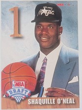 SkyBox 1992-93 Shaquille O'Neal Draft Picks Special Insert#DP1 Orlando Magic NBA picture