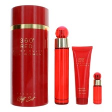 360 Red by Perry Ellis for Women - 3 Pc Gift Set 3.4oz EDP Spray, 7.5ml EDP Mini picture