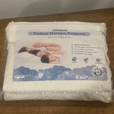 Ambesonne Twin XL Premium Mattress Protector Waterproof Quilted Noiseless White picture