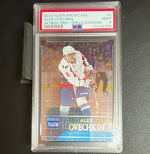 2014-15 Fleer Showcase SkyBox Premium Sparkling Diamond /5 Alex Ovechkin PSA 9 picture