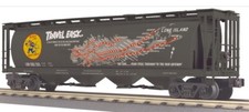 MTH RAILKING LONG ISLAND 4 BAY CYLINDRICAL MAP HOPPER CAR O GAUGE FREIGHT LIRR picture