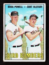 1967 Topps #521 Bird Bombers (Boog Powell / Curt Blefary) picture