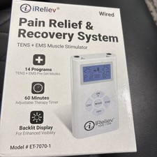 iReliev TENS Unit + EMS 14 Therapy Modes Premium Pain Relief and Recovery System picture