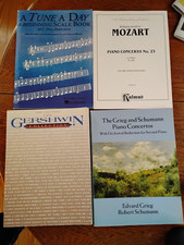 4 songbook The Gershwin Collection grieg and schumann piano conciertos mozart picture