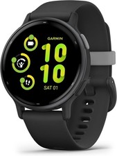 Garmin vívoactive 5 GPS Smartwatch 42mm Black - Brand New+ Charge Cable, No Box picture