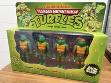 TMNT Turtle Super7 2026 SDCC Glow in the Dark ReAction Mutagen Ooze 4-Pack NIB picture