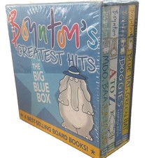 Boynton's Greatest Hits The Big Blue Box (Boxed Set) 4 Board Books New/Sealed picture