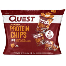 Quest Original Style Protein Chips, BBQ Flavor, Gluten Free, 1.1 oz, 4 Ct picture