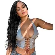 BOHOBABE Long Faux Locs Crochet Curly Ends Boho Soft Locs 18 Inch, 1 picture