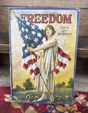 Antique Pamphlet 1920 Freedom - Civil And Religious, Original Printing picture