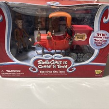 SANTA CLAUS IS COMING TO TOWN MEMORY LANE S.D. KLUGER POSTMAN & MAIL TRUCK NIB picture