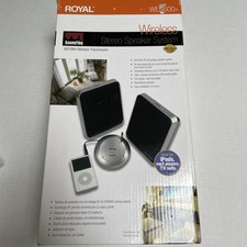 Royal WES600 900 MHz Wireless Stereo Speaker System works w iPod  picture