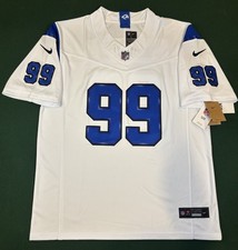#99 Aaron Donald F.U.S.E. Fearsome White Limited Stitched Jersey Size NEW picture