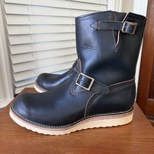 WORN 1x  w BOX | WESCO x BLACK BEAR BRAND 12D BLACK STEER BOSS BOOTS picture