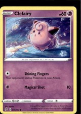 Pokemon Clefairy 074/192 Rebel Clash Non Holo Common  2 Card Lot picture
