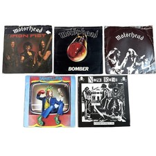 Motörhead 7” Vinyl Lot Iron Fist Red Bomber Motorhead Marillion New Rose Punk picture