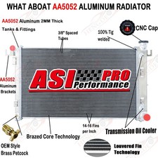 4 Row Aluminum Radiator For 1994-2001 Dodge Ram 1500 2500 3500 3.9L 5.2L 5.9L AT picture