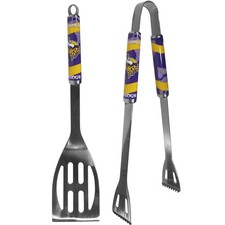 Siskiyou Minnesota Vikings 2 pc Steel BBQ Tool Set picture