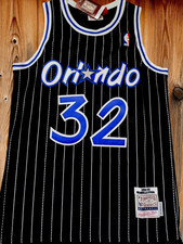Orlando Magic Jersey Shaquille O'Neal #32  Throwback Jersey Men's Black picture
