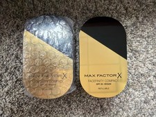 NEW 2x Max Factor Facefinity Compact Foundation 002 IVORY SPF 20 Makeup picture