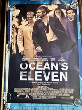 Ocean's Eleven 2001 Orig DS One Sheet Movie Poster Clooney Pitt Weintraub Estate picture