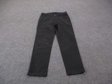 Lululemon Pants Men 32 Black Commission Fit Warpstreme Performance ABC LM5AQIS picture
