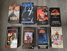 Lot of VHS Tapes 15 Box Sets Das Boot Spartacus Jurassic Titanic Star Wars picture