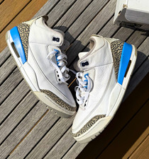 Jordan Air Jordan 3 Retro UNC 2020 White/Blue/Gray Leather Men’s CT8532-104 picture
