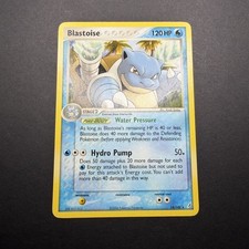 Pokémon Blastoise 14/100 EX Crystal Guardians Non-Holo Rare Moderately Played  picture