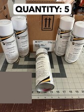 NOS 5-PACK Finisher's Edge by Mohawk Aerosol Spray Stain 13 oz LONDON CLAY gray picture