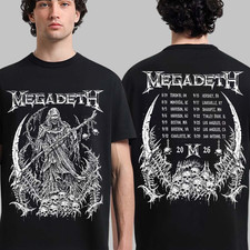 Megadeth North American 2026 Tour Merch Vic The Reaper T-Shirt picture