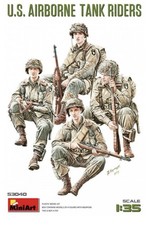 1/35 MiniArt #53040 US Airborne Tank Riders Figure Set (4) picture