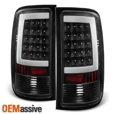 Fit 2007-2013 GMC Sierra 1500 07-14 2500HD 3500HD Black LED Tail Lights Lamps picture