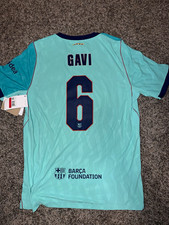 Nike FC Barcelona Gavi #6 Men’s Soccer Jersey Size L player version autentic picture