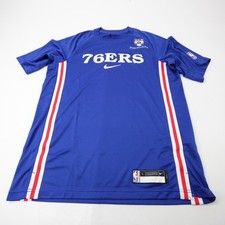 Philadelphia 76ers Nike NBA Authentics Dri-Fit Short Sleeve Shirt picture