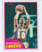 1981-82 TOPPS NORM NIXON #22 VENDING FRESH MINT 1981 picture