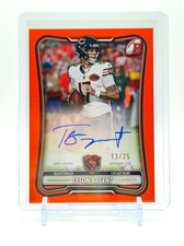 2026 Orange Bowman Auto 13/25 Tyson Bagent Color Match Jersey #BPA-TB picture