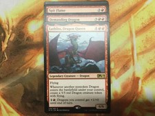 60 Card Deck-Green/Red Dragon-Lathliss dragon queen-Rares-MTG-Magic-Spit Flame picture