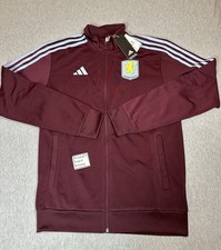 Adidas Aston Villa AVFC 25/26 DNA Track Jacket Maroon Soccer JN0216 Men’s Small picture
