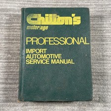 Vintage 1977 Chilton's Motor Age Import Automotive Service Manual Green HC Book picture