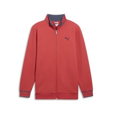 PUMA Vintage Sport Full Zip Track Jacket Mens Red Casual Athletic Outerwear 6331 picture