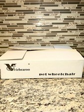 Virbraroo Adjustable Dog Wheelchair Medium/Large HLD M2 Hind Leg Cart + Manual  picture