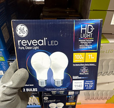 GE Reveal HD+ LED A19 11W 1140 lm Dimmable Medium Base Light Bulbs 10pk picture