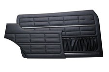 For VW KARMANN GHIA DOOR PANEL SET BLACK 4 Pcs picture