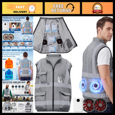 Cooling Vest Jacket with 2 Fans - Portable Air Conditioner for Men & Women picture